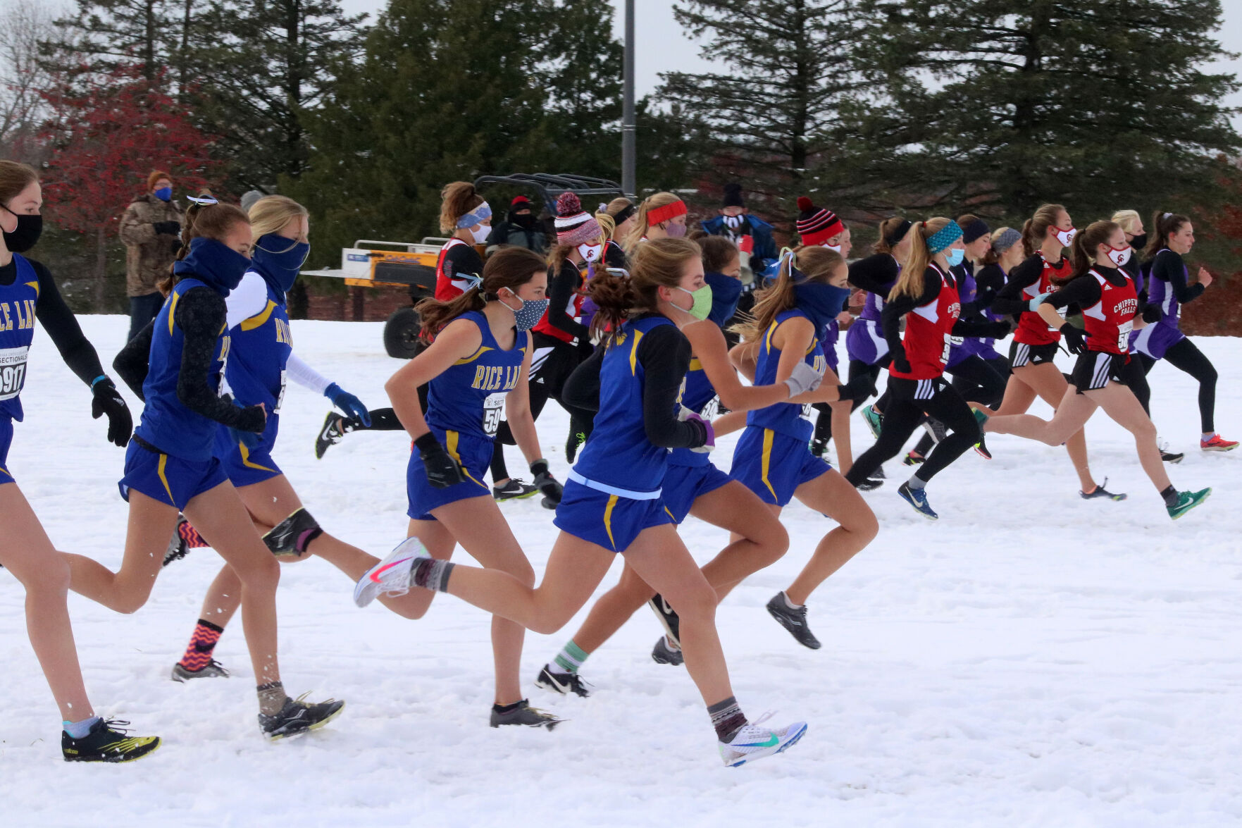 Division 1 cross country sub-sectional at RIce Lake 10-21-20